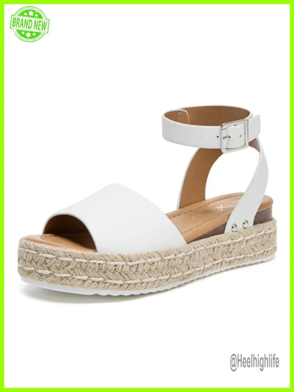 Espadrille Platform Wedge Sandals Ankle Strap Open Toe Summer Comfort